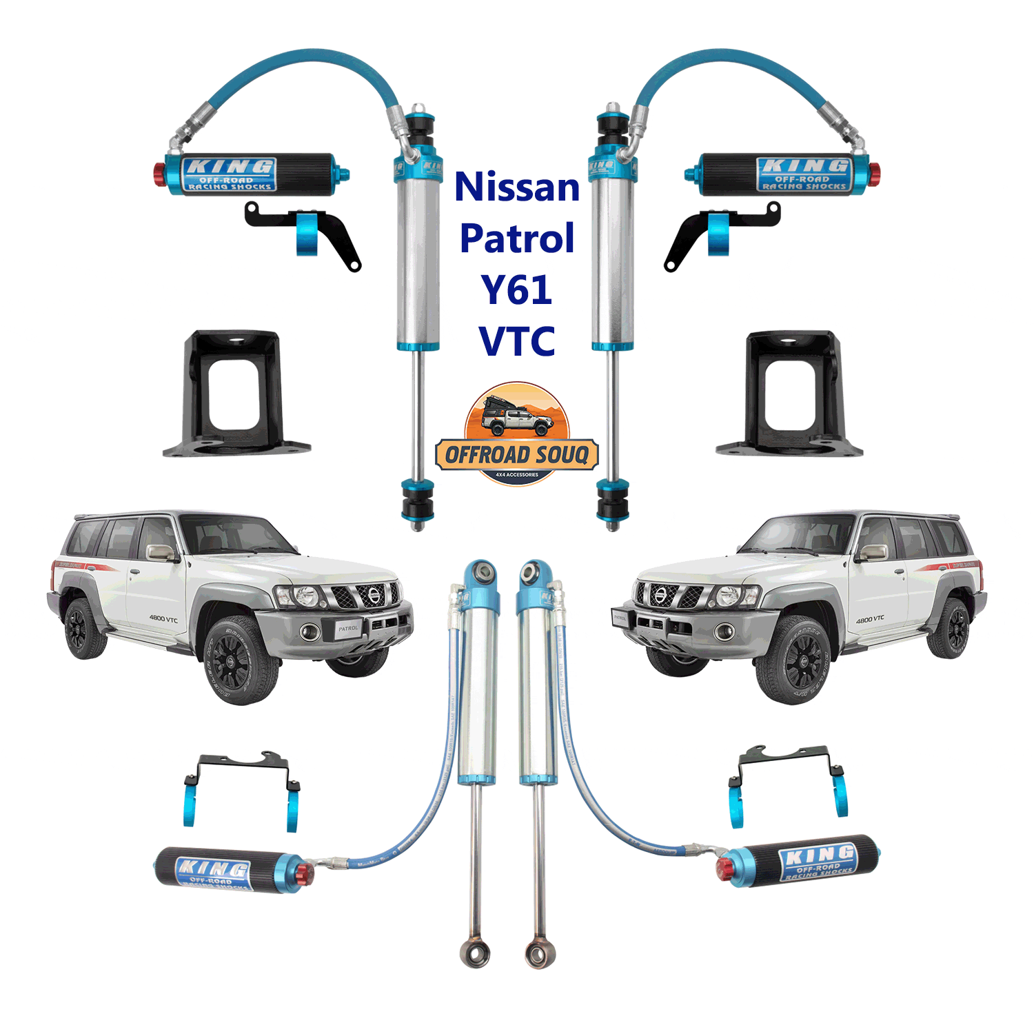 King Shocks for Nissan Patrol Y61