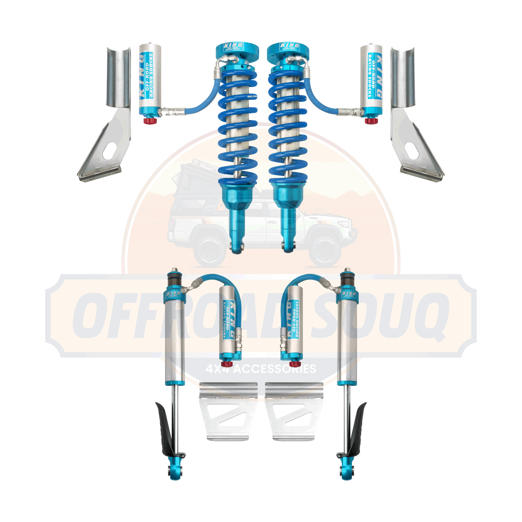 King Shocks Toyota FJ Cruiser 2010+ / Land Cruiser 150 2009+ 2.5″ Dia