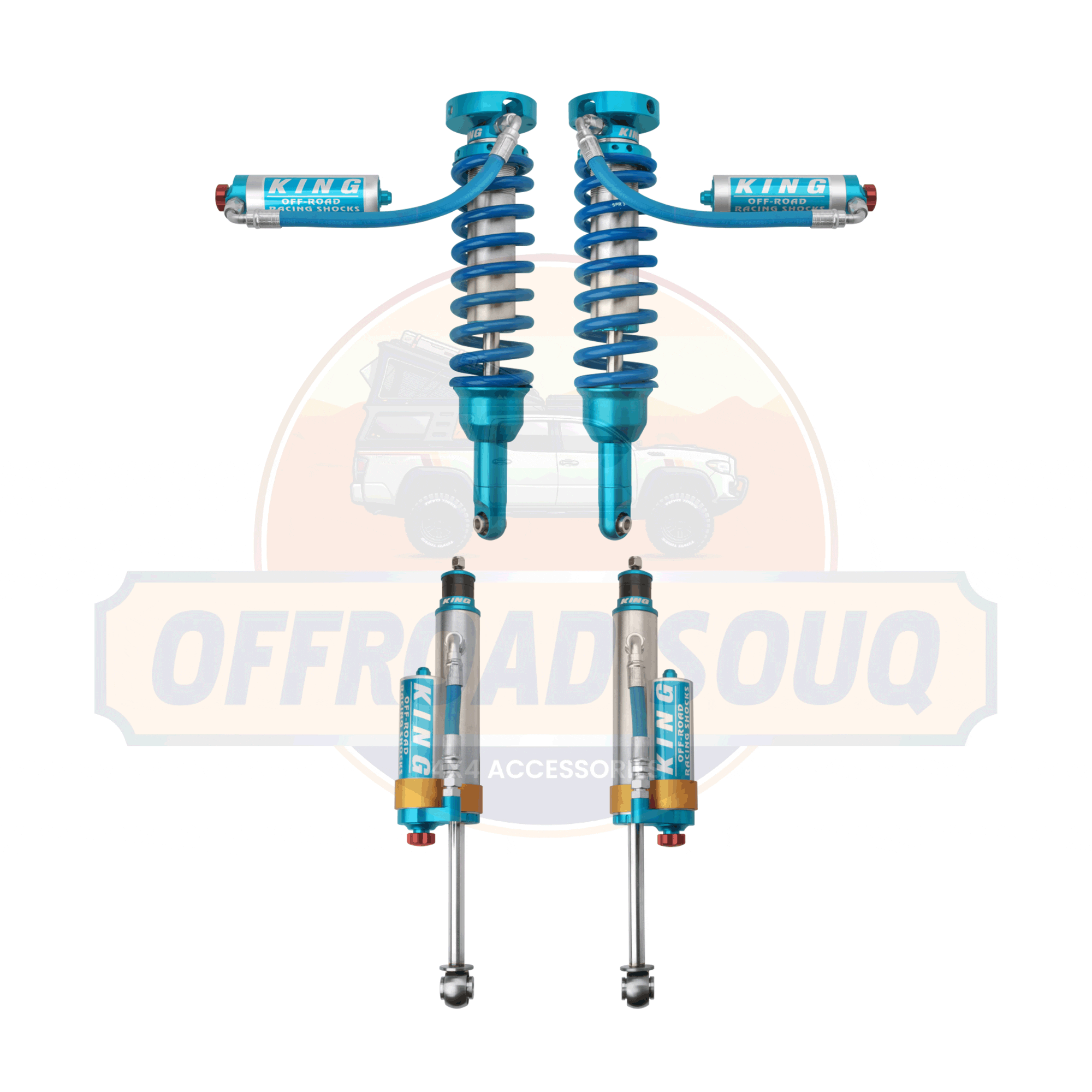 King Shocks Toyota Fortuner 2011+ 2.5″ Dia Front & Rear
