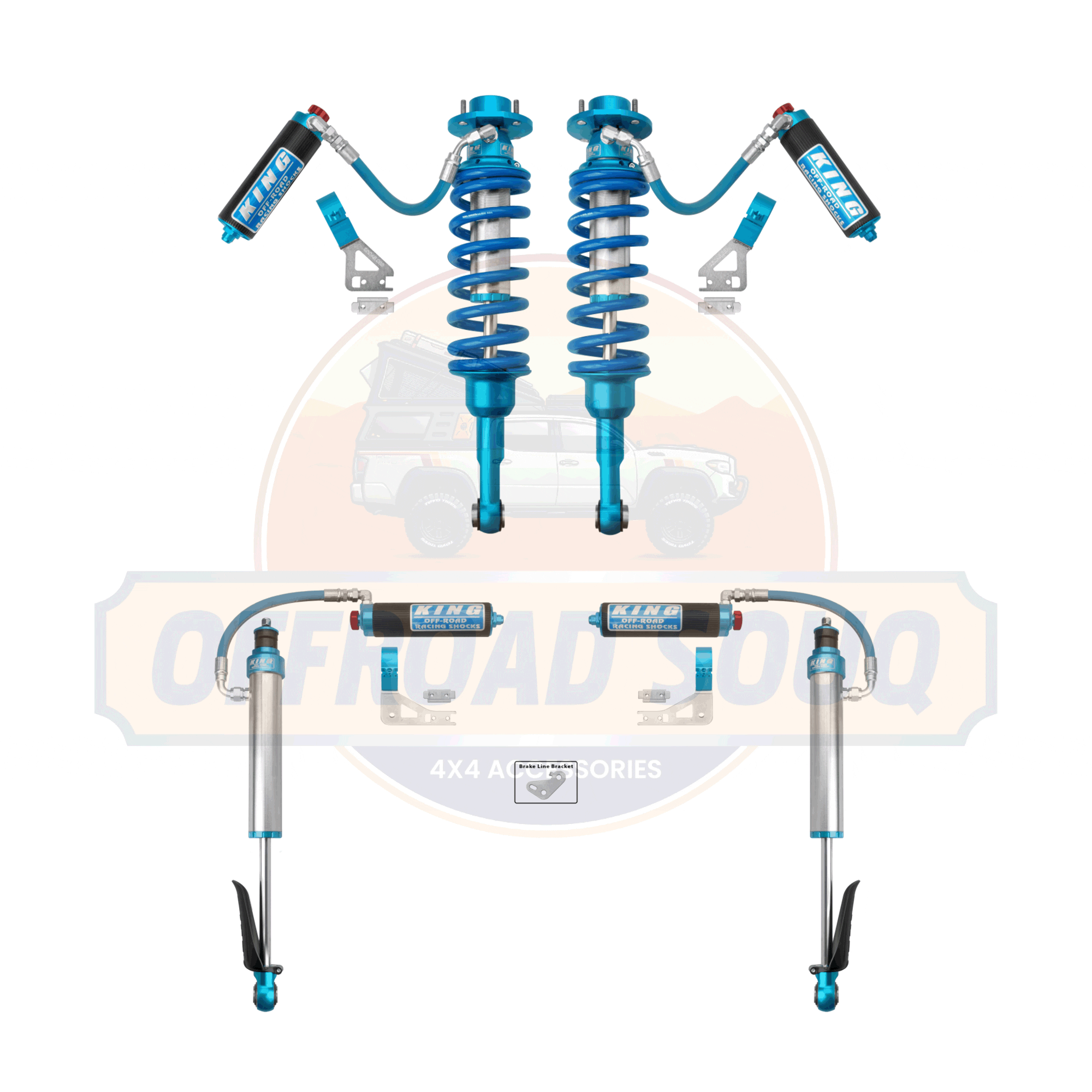 Toyota Land Cruiser 250/Lexus GX550 2024+ 2.5″ Dia Front & Rear Shocks