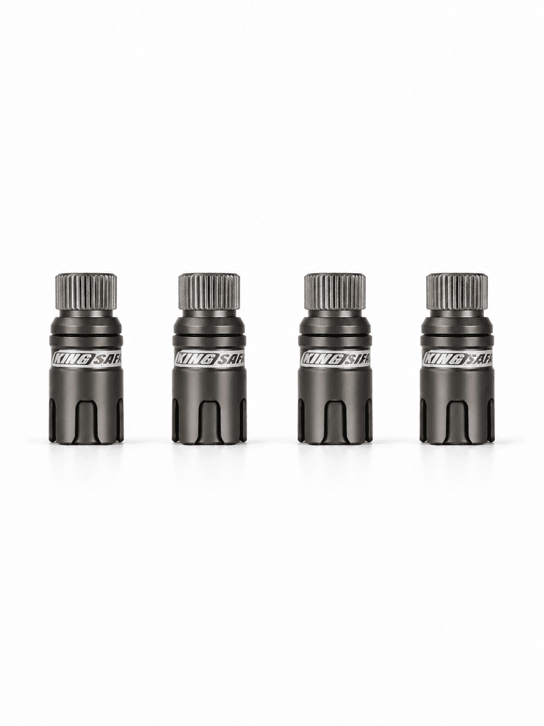 King Safari deflation valves set of 4 for off-road tyre pressure control